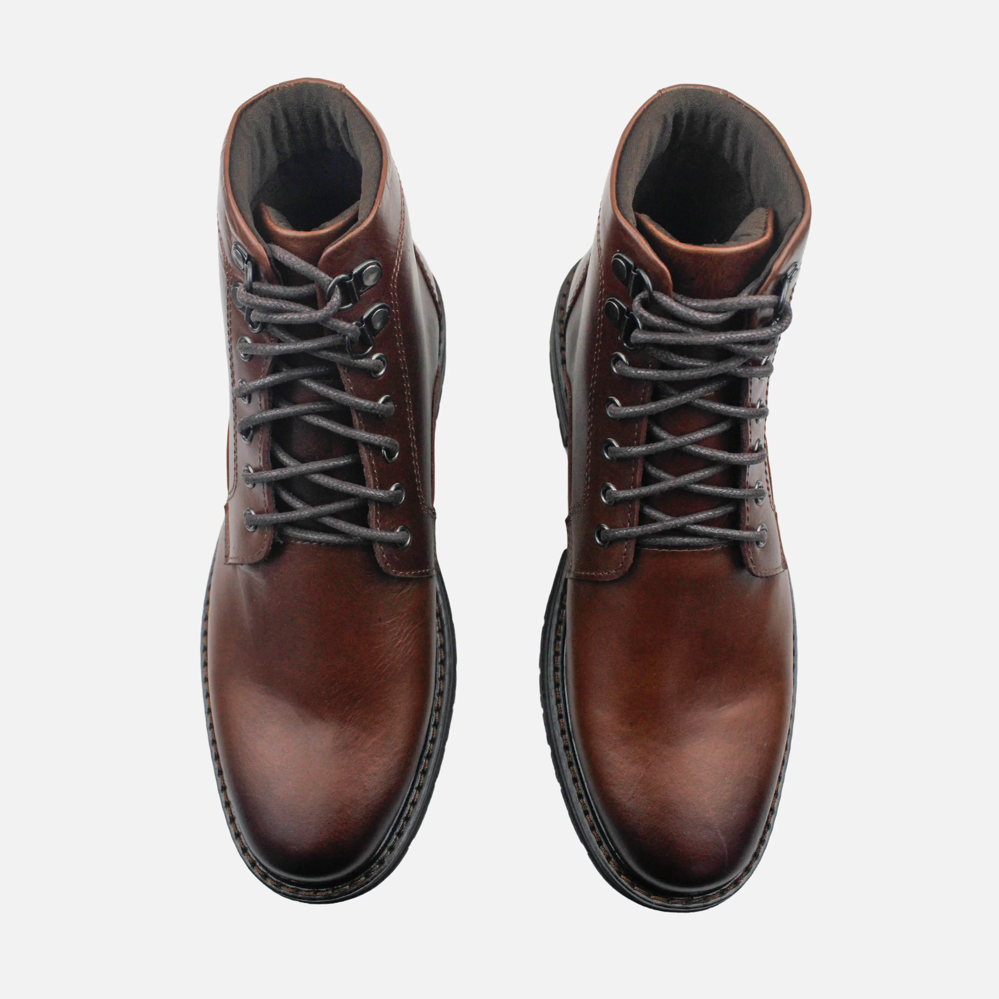 Botin tractorado elian de cuero para hombre - Miel - Image 4