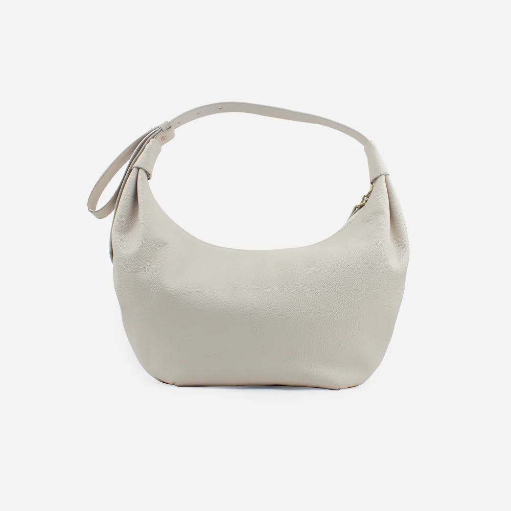 Cartera atenas de cuero para mujer - Gris - Image 3