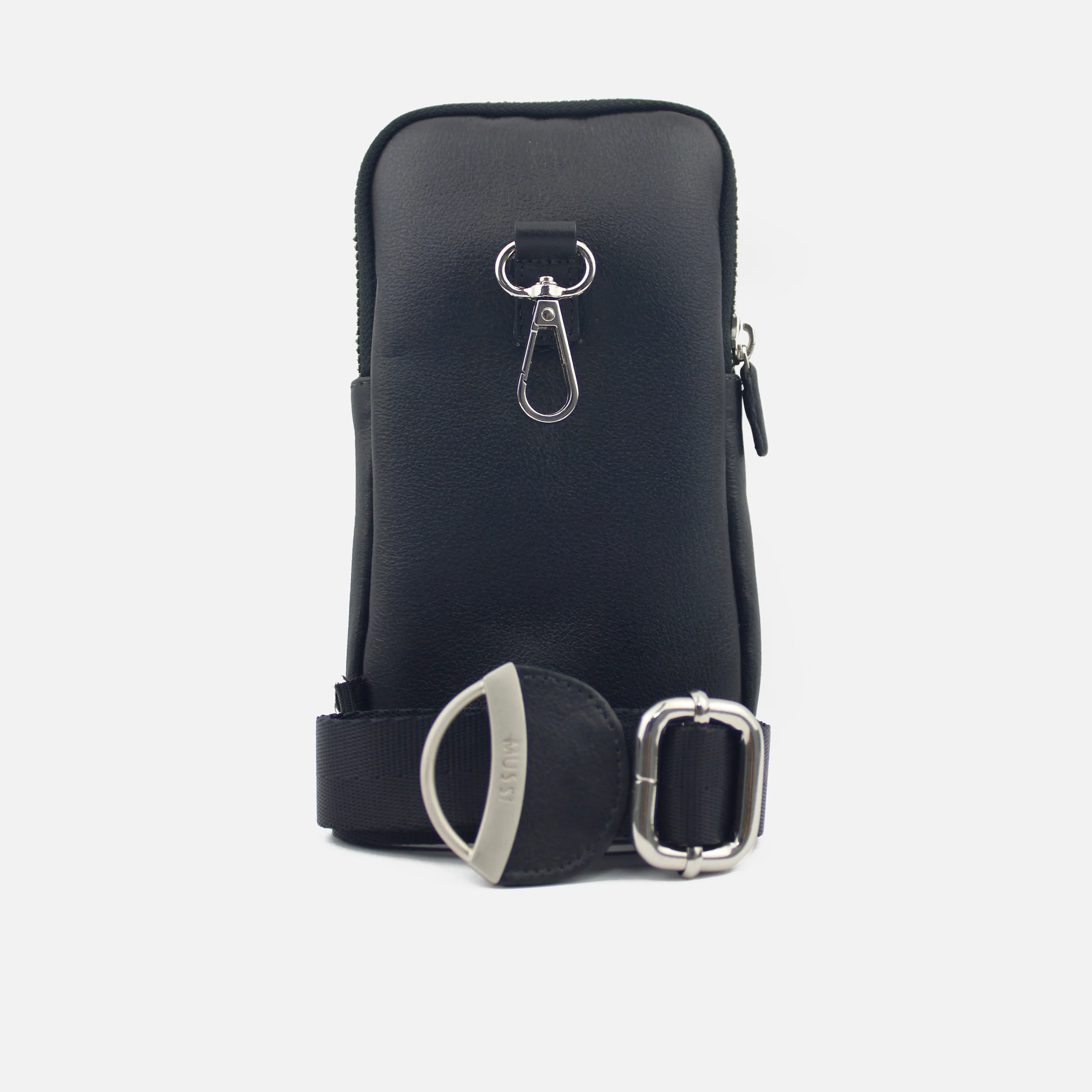 Portacelular cleo de cuero para mujer - Negro - Image 3