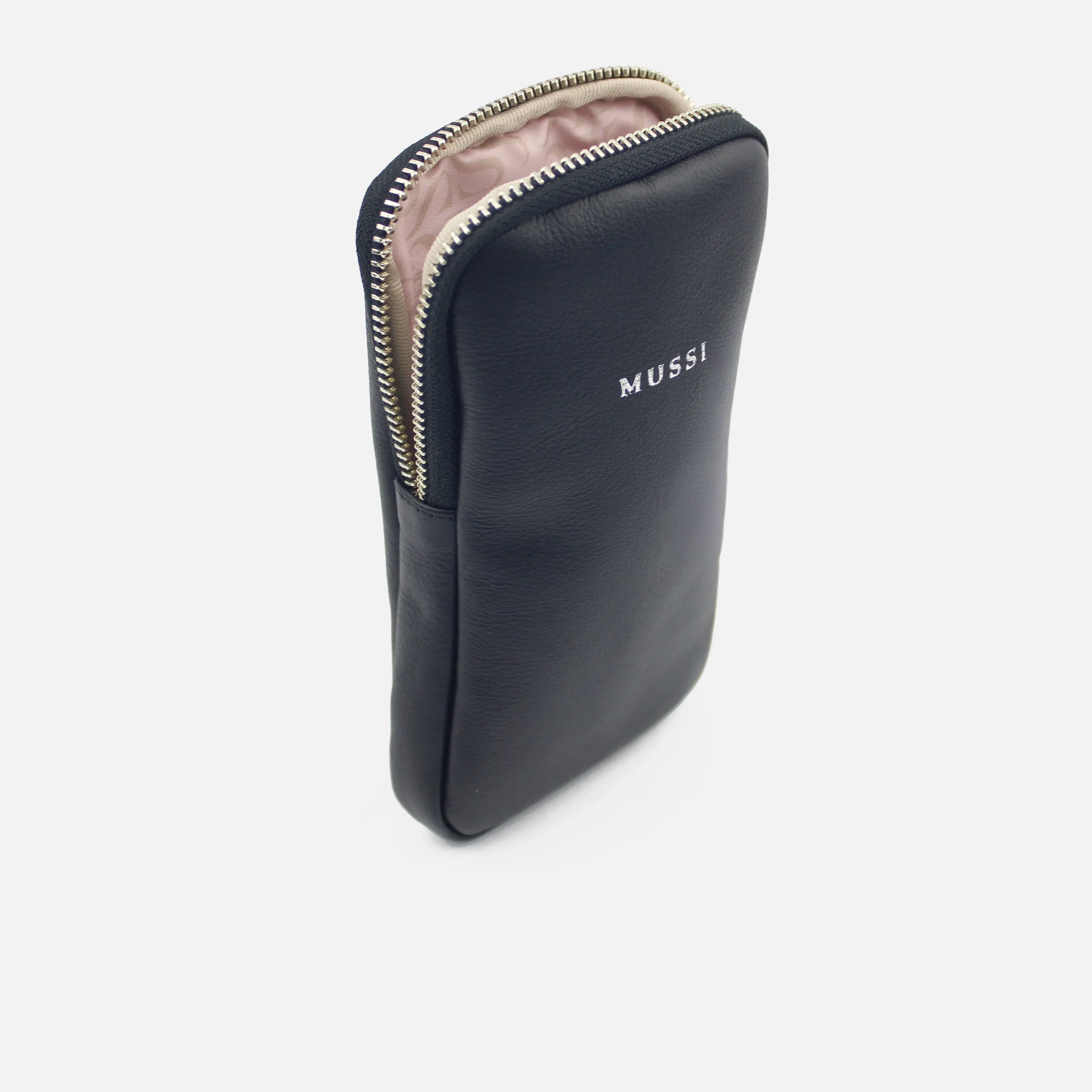 Portacelular cleo de cuero para mujer - Negro - Image 4