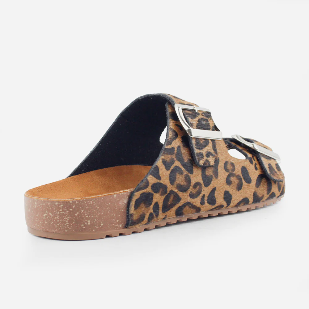 Sandalia plana gio de cuero para mujer - Culebracafe - Image 3