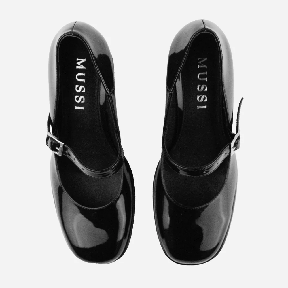 Tacones serena de charol para mujer - Negro - Image 4