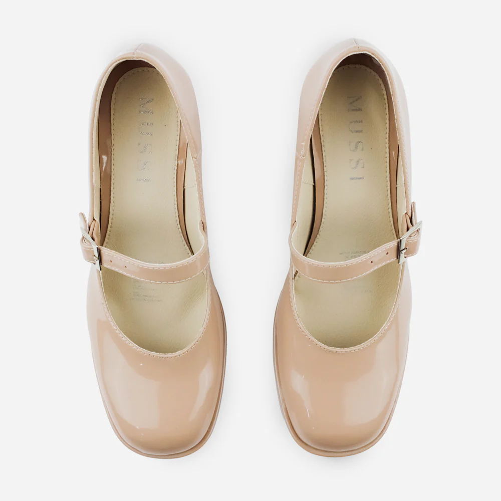 Tacones serena de sintético para mujer - Nude - Image 4