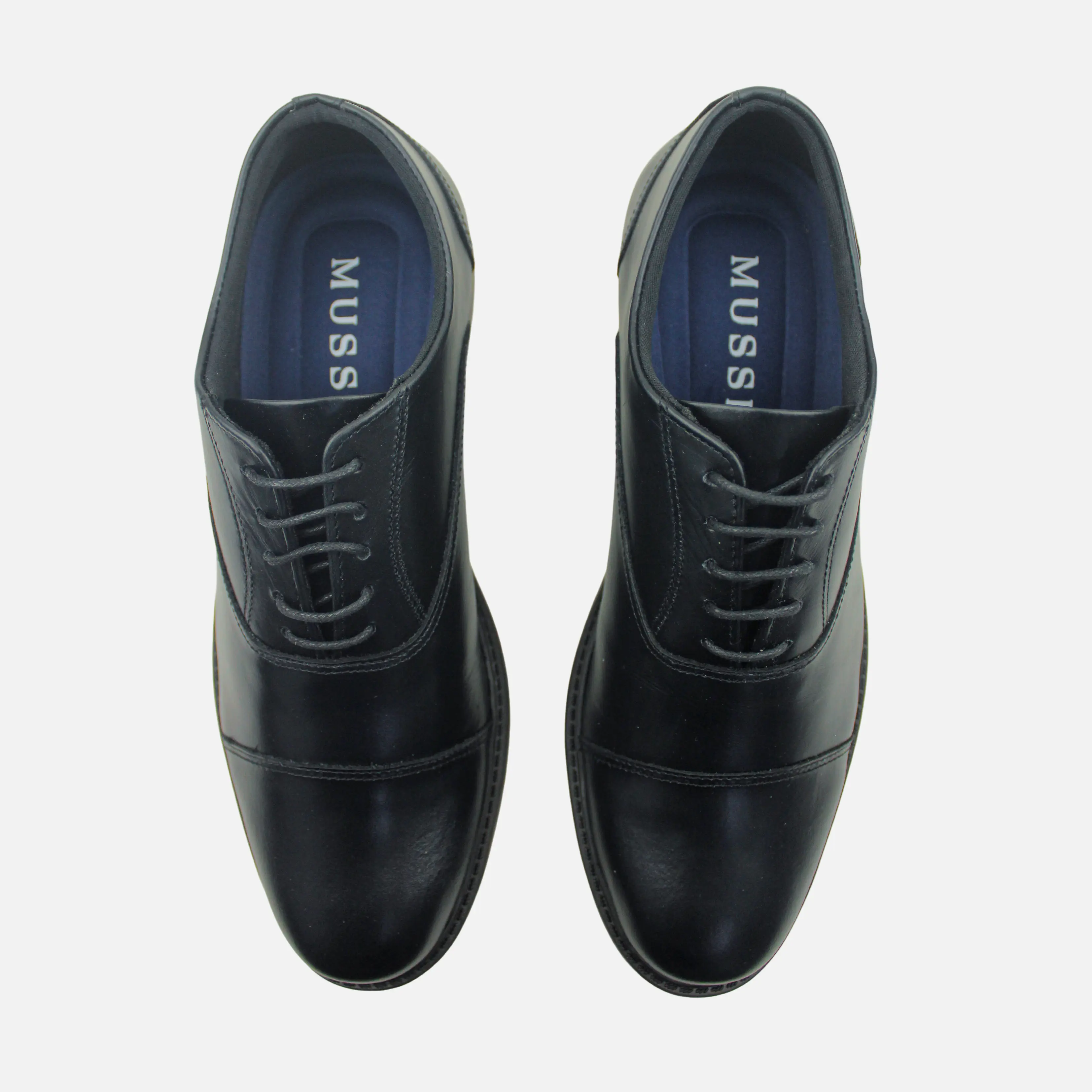 Tenis antonelli de cuero para hombre - Negro - Image 3