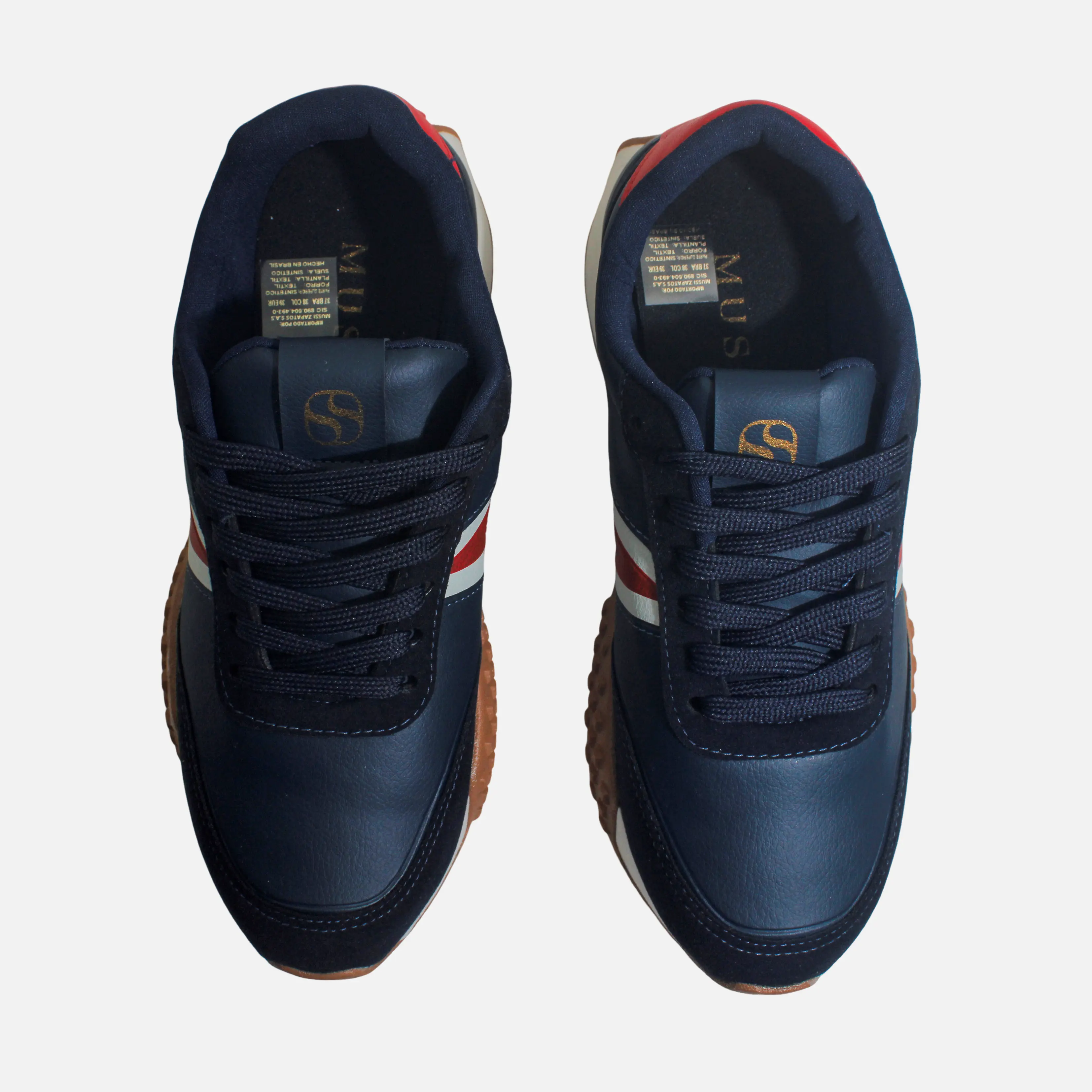 Tenis enzo de sintético para hombre - Azul - Image 4