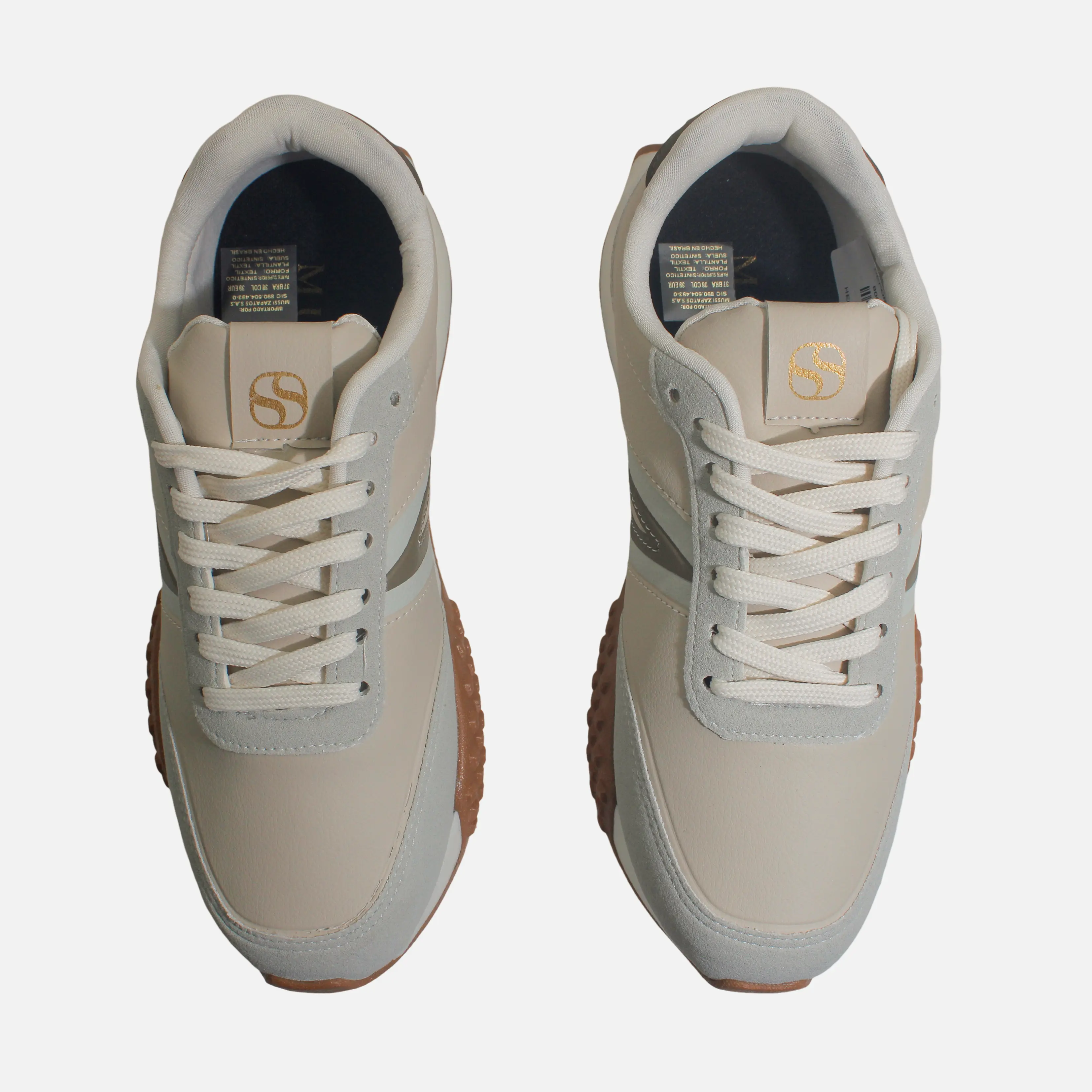 Tenis enzo de sintético para hombre - Gris - Image 4