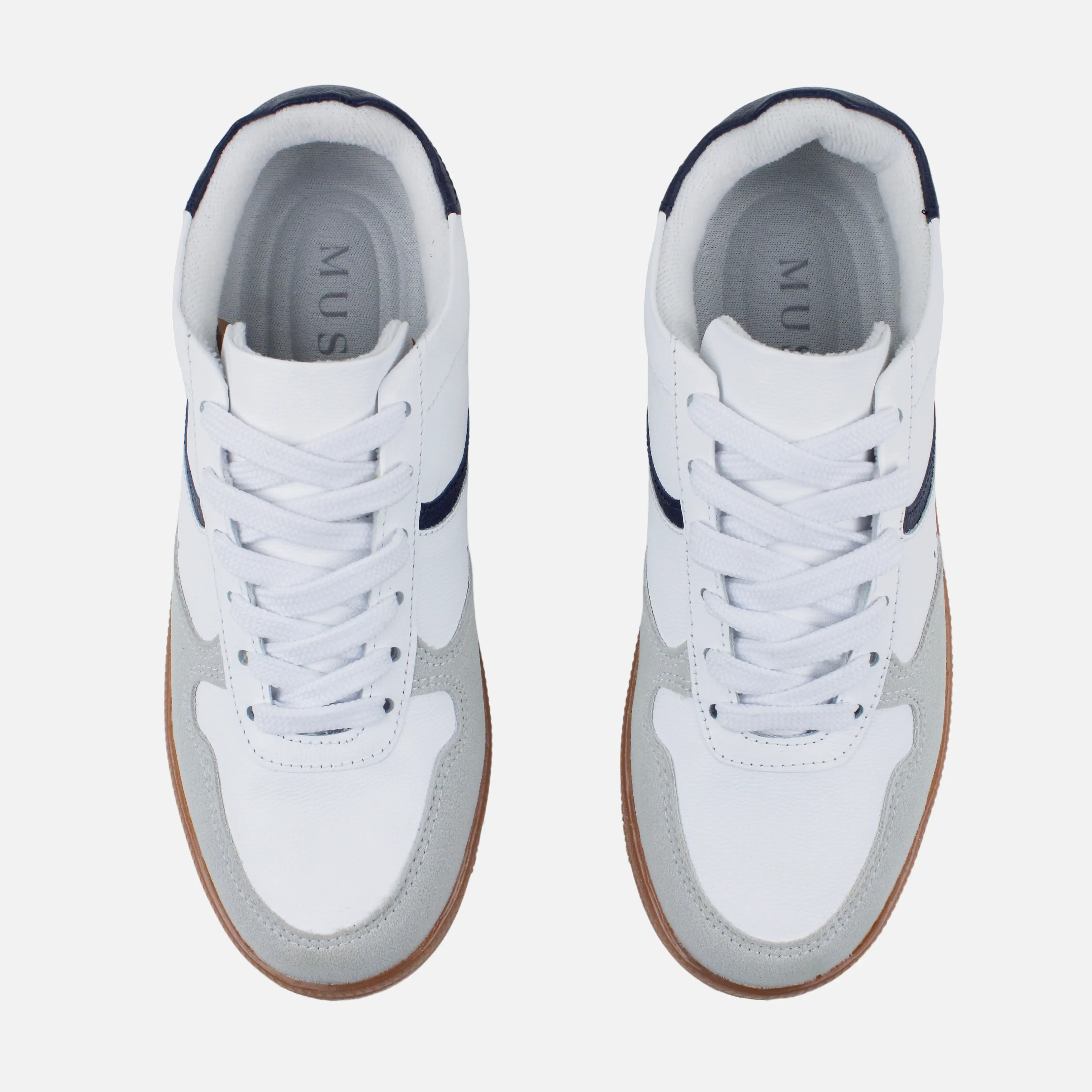 Tenis kara de cuero para mujer - Blanco - Image 4