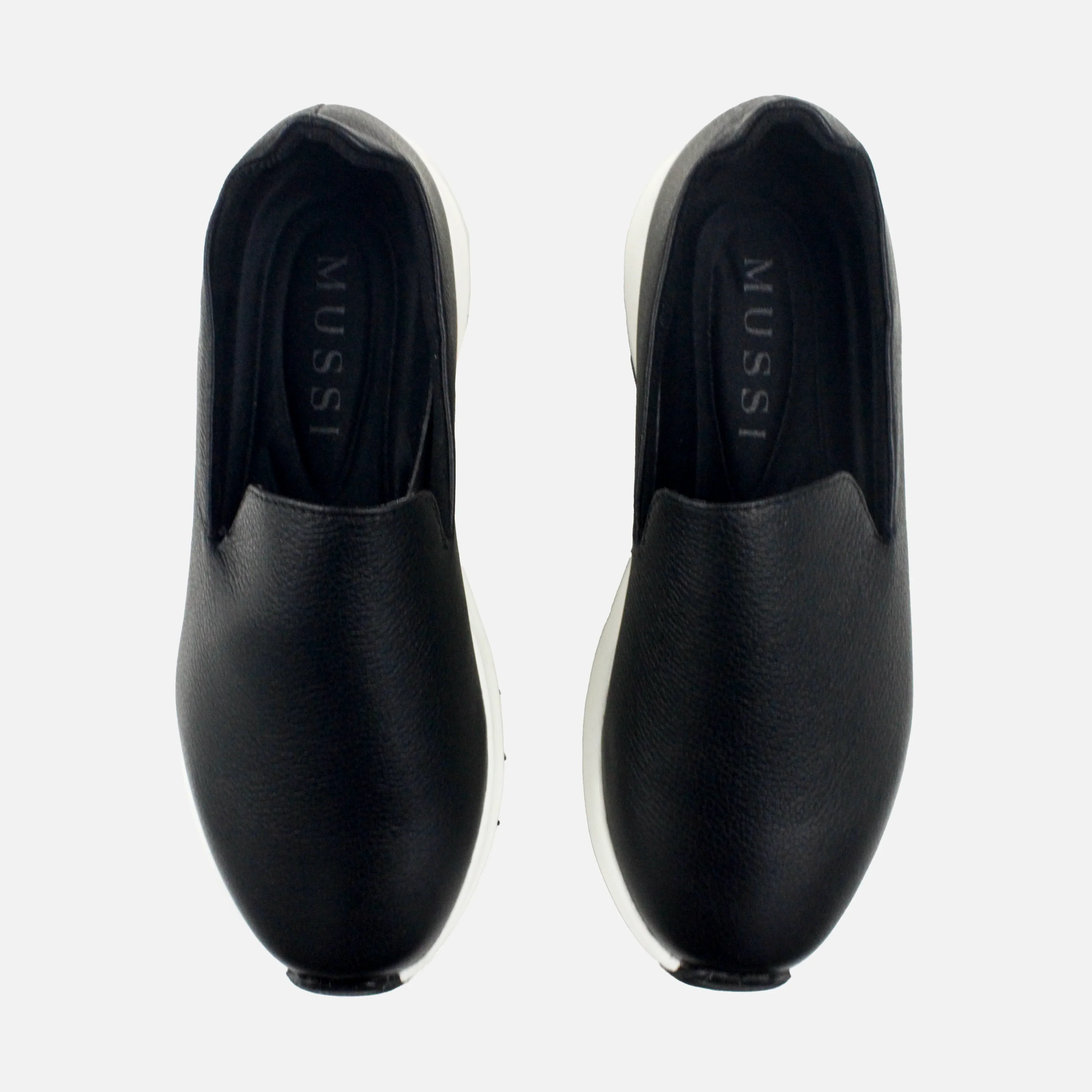 Tenis naira de cuero para mujer - Negro - Image 4