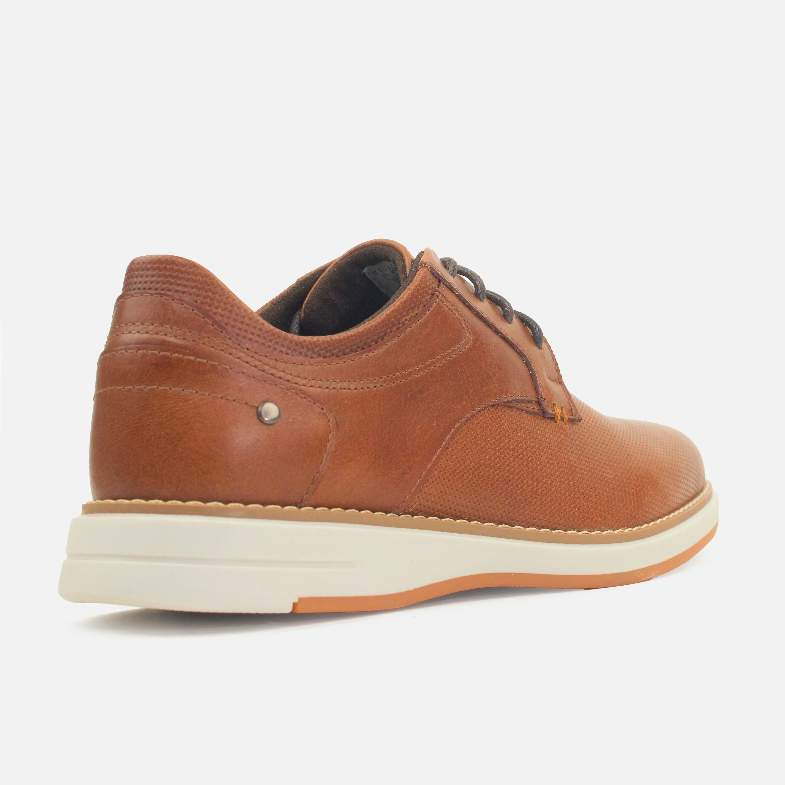 Tenis rahman de cuero para hombre - Brandy - Image 3